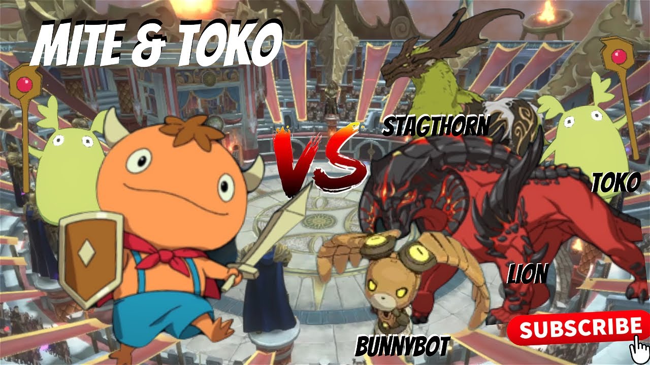 NI NO KUNI: CROSS WORLDS FAMILIAR ARENA GAMEPLAY | FRONT MITE & TOKO vs BUNNYBOT STAG MOLTEN TEAM