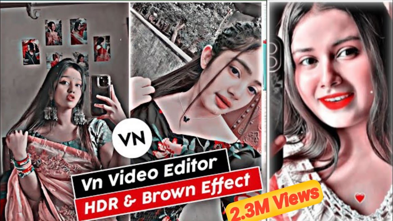 HDR & Brown Cc Effect Video Editing in VN App HDR CC Video Editing