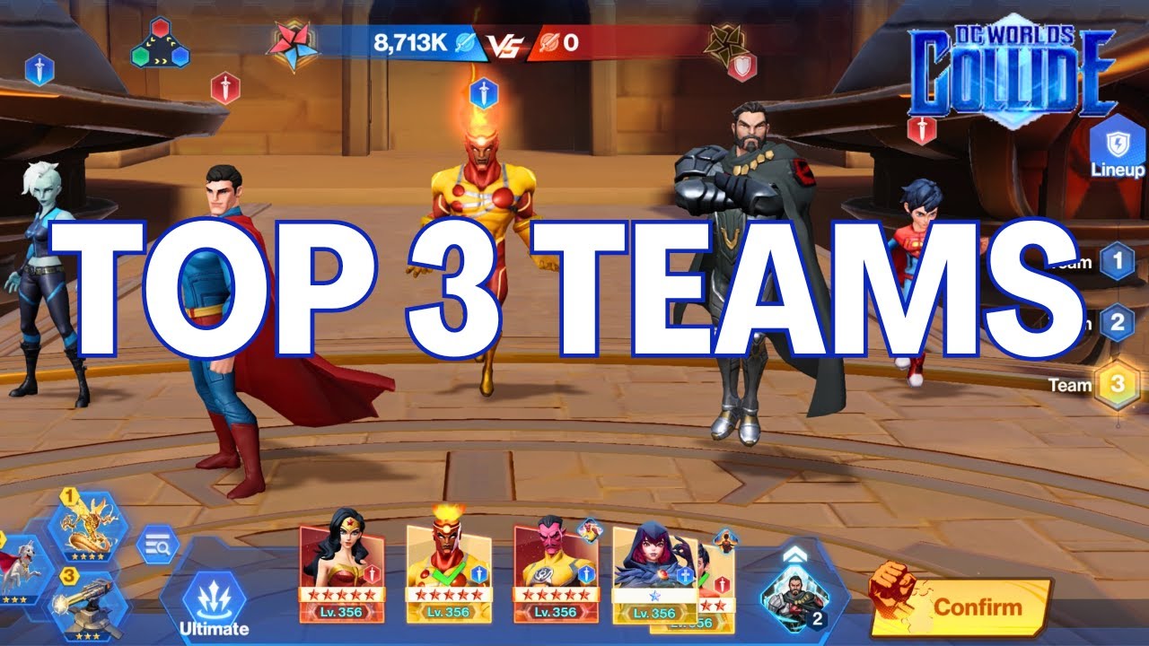 Топ-3 лучших команд Elite Arena на январь 2026 года - DC Worlds Collide