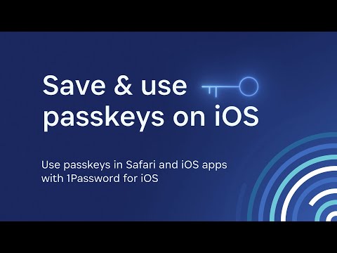 A sneak peek at passkeys in iOS 17