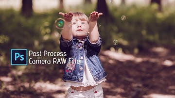 Photoshop tutorial | Camera RAW Filter | Adobe Photoshop CC 2017