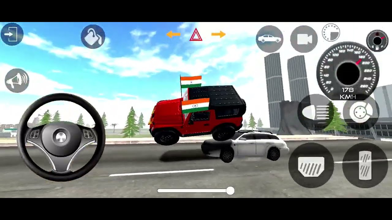Modified Mahindra thar 😈Indian game 😈gaming video 