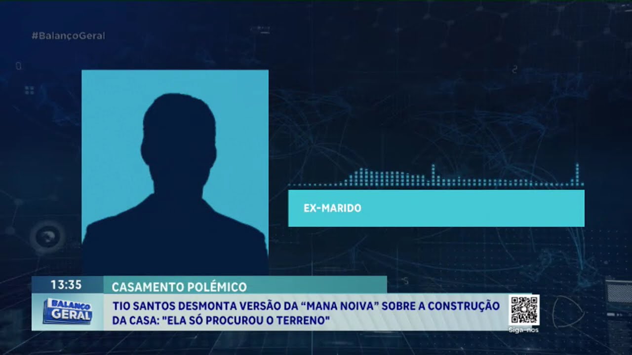 #BalançoGeral: Ex-marido diz que ele não sabia do casamento da mãe dos seus filhos