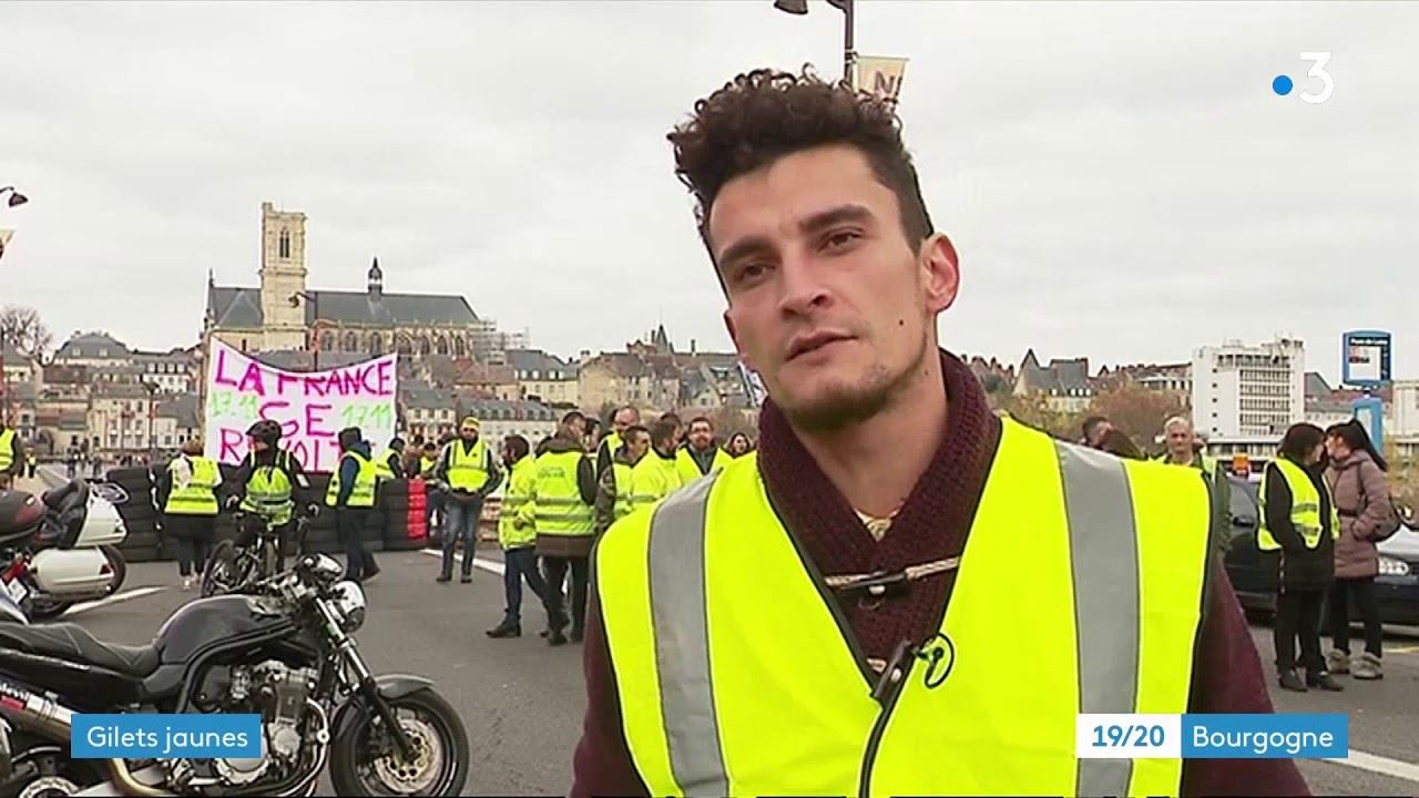 Gilets Jaunes Mobilisation à Nevers