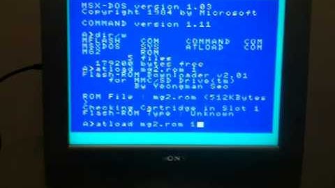 MSX] MMC/SD Drive - Multi-ROM II expansion