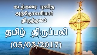 Holy Mass - Tamil (Roman Catholic) - Seashore St. Anthony's Shrine, Palavakkam