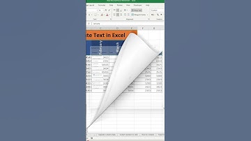 how to rotate text up in #microsoft  #excel #msexcel #shorts #computer #education #tricks