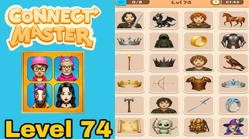 Connect master match puzzle level 74 solution walkthrough 