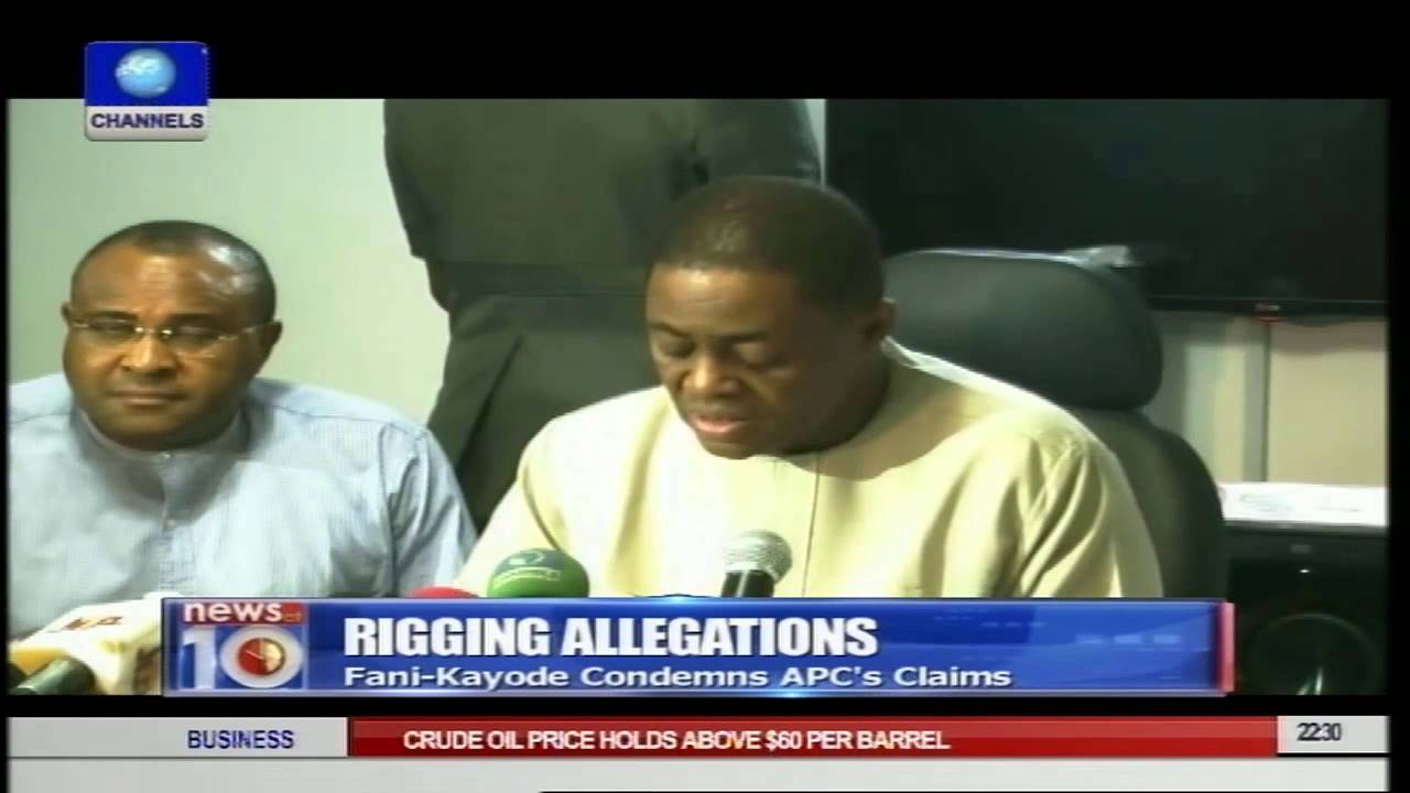 PDP Debunks APC's Claims Of Plan To Rig 2015 Polls