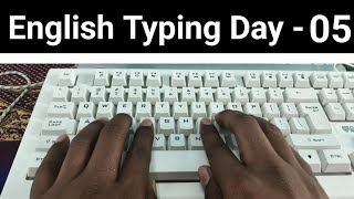 Famous English Typing Full Course Day 5 // English Typing Free  Profile