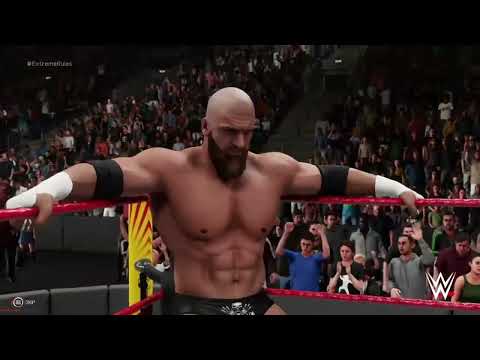 WWE 2K19 XBOX Series X Gameplay [4K60FPS] - Triple H vs Big Show Falls Count Anywhere
