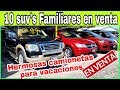 Camionetas en venta FAMILIARES ✅✅ vamonos de VACACIONES ESTA NAVIDAD autodinamico ford toyota jeep