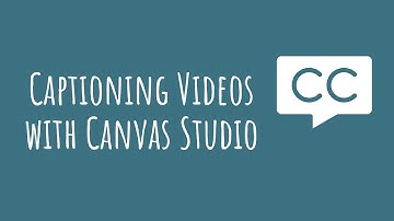 Tip of the Week  Captioning Videos with Canvas Studio