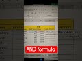 AND formula in Excel, how to use AND formula step by step, multiple conditions in Excel