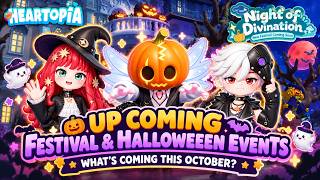 HEARTOPIA | NIGHT OF DIVINATION UP COMING FESTIVAL & HALLOWEEEN EVENTS WHAT'S COMING THIS OCTOBER?