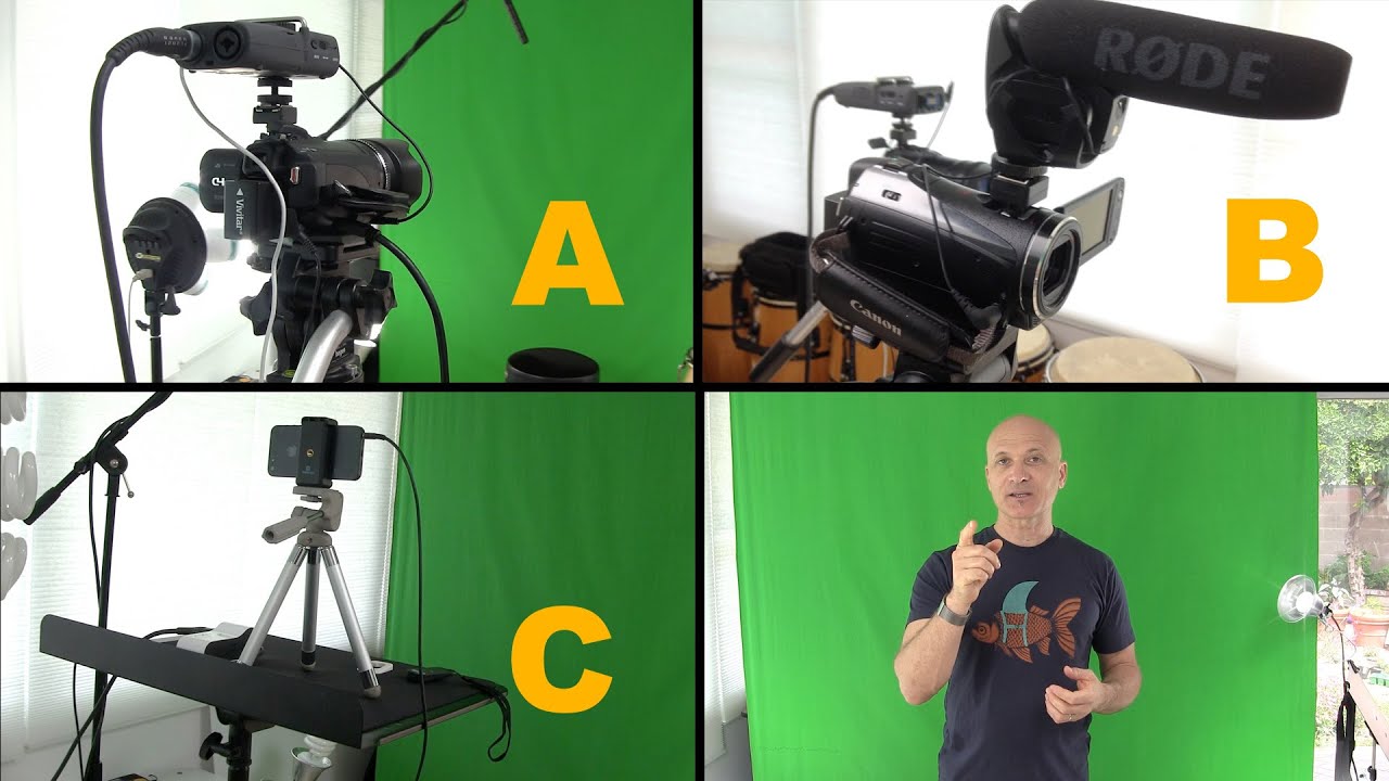 Camera and Microphone Comparisons (three different setups) YouTube