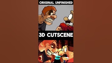 FNF Infinite Irida Shucks Unfinished Cutscene VS 3D Cutscene Lyric Comparison!
