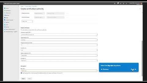Create BYOCA Issuing CA in Intune