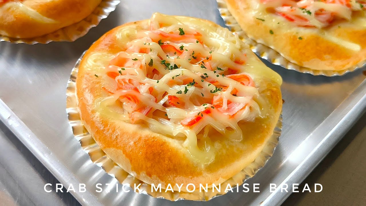 ขนมปังปูอัดมายองเนสสูตรทำขาย ขนมปังเนื้อนุ่มสไตล์ญี่ปุ่น ไส้ปูอัดมายองเนสรสเข้มข้น มีคำนวณต้นทุน