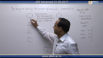 JEE Advanced 2017 Chemistry Solution Q. 27  (Paper-1) Code-9