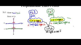 Perpendicular Lines Proofs