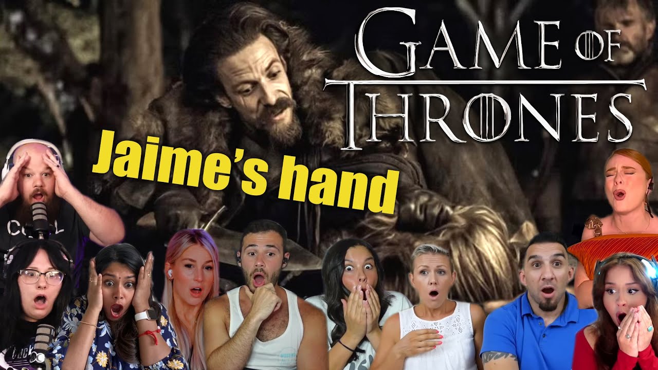 Game of Thrones 3x03 *Jaime's Hand* reaction mashup 🔪🫳