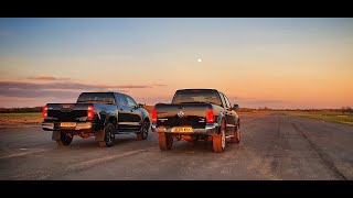 Toyota Hilux vs Volkswagen Amarok V6 Drag Race 2021