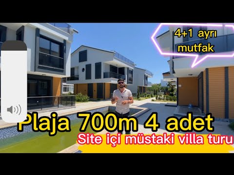 Didim sağturda plaja 700m uzaklıkta bir site turu ?müstakil villalar