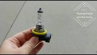 car halogen bulb h11 12v 55w auto bulb warm white