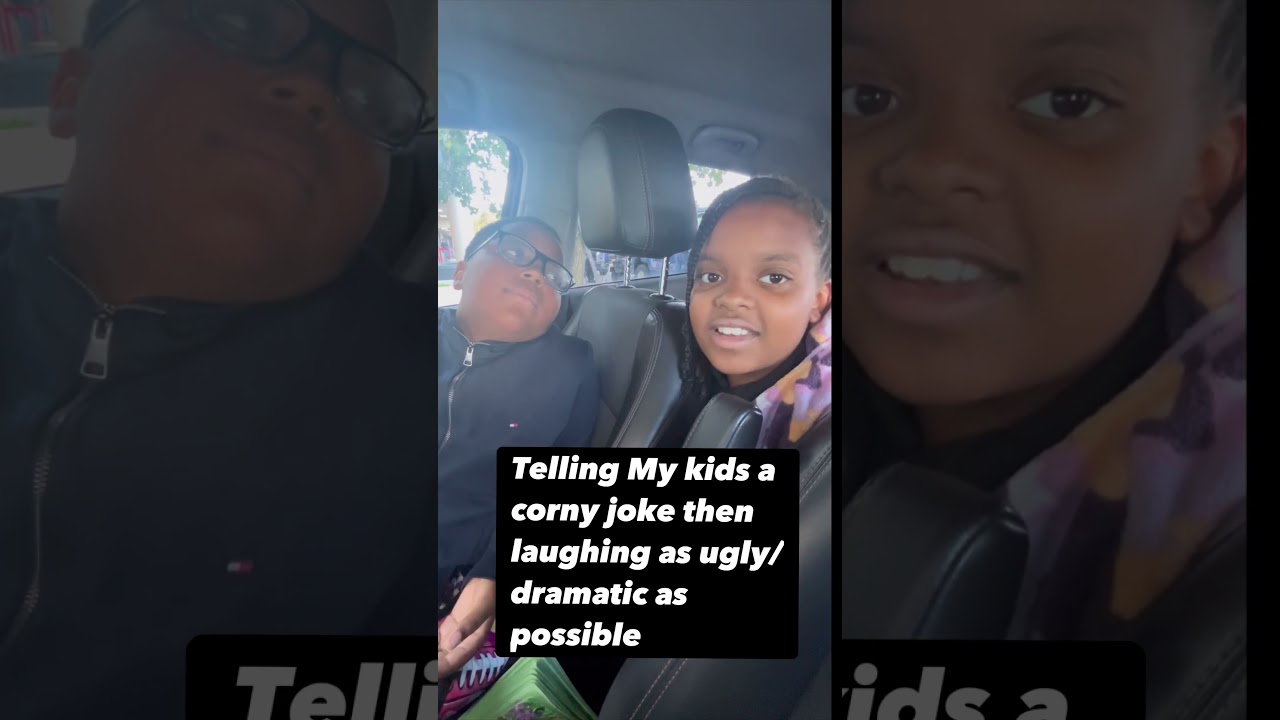 Telling My Kids A Corny Joke Then Laughing Ugly/Dramatic #trend #prank #fyp #trending #explore