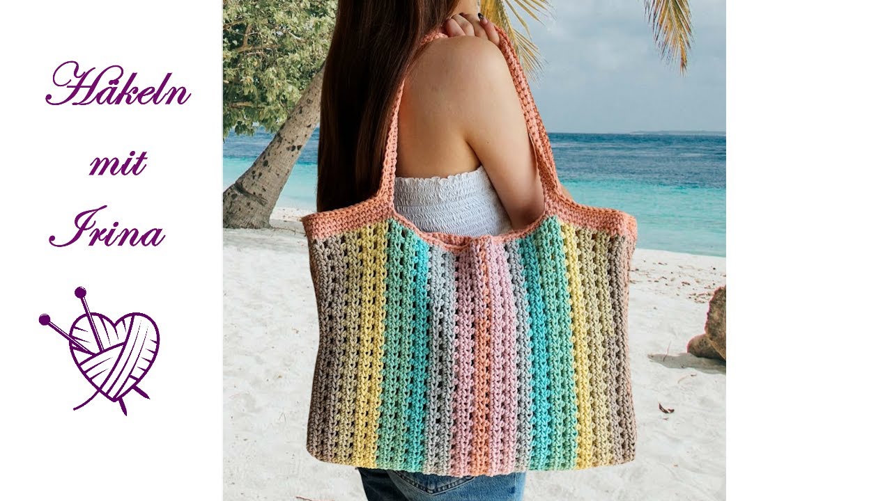 Einfacher Ger umiger Strandtasche Oder Shopper H keln YouTube einfacher-ger-umiger-strandtasche-oder-shopper-h-keln-youtube