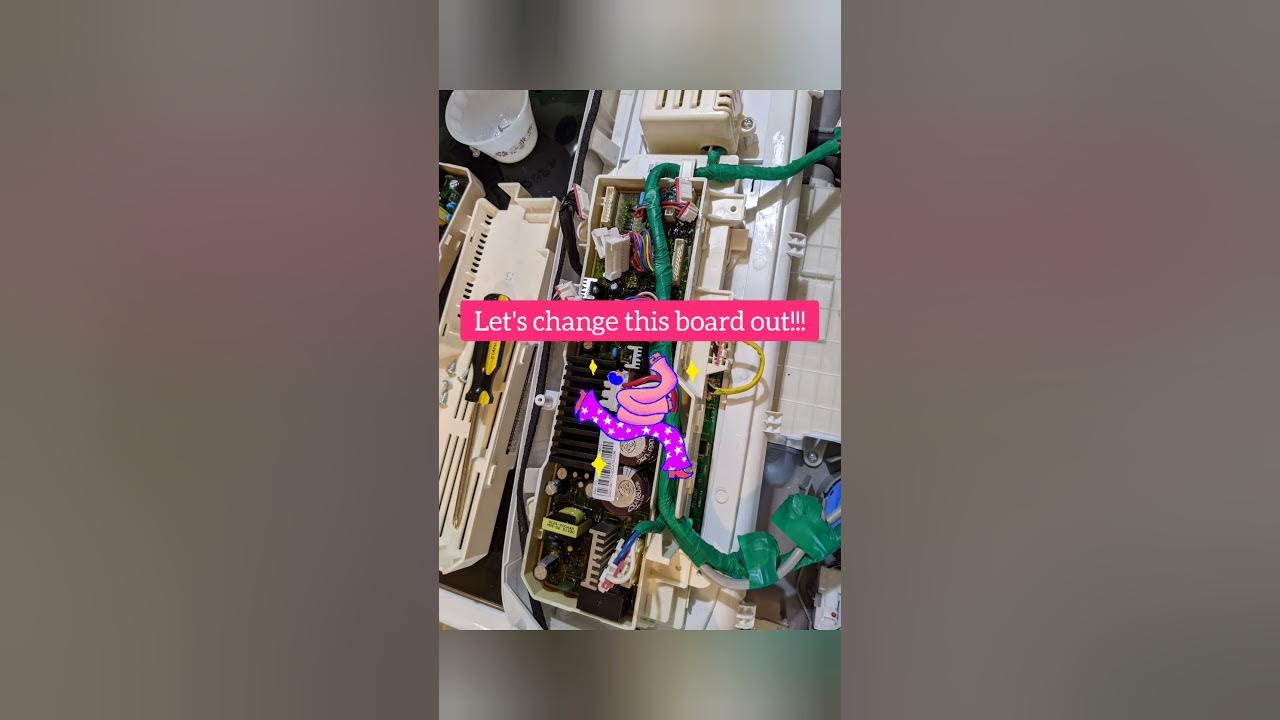 Fixing the door lock on a Samsung wa50f9a6dsw/a2 washer by changing out