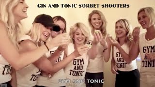 Sorbet Shooters - Gin and Tonic