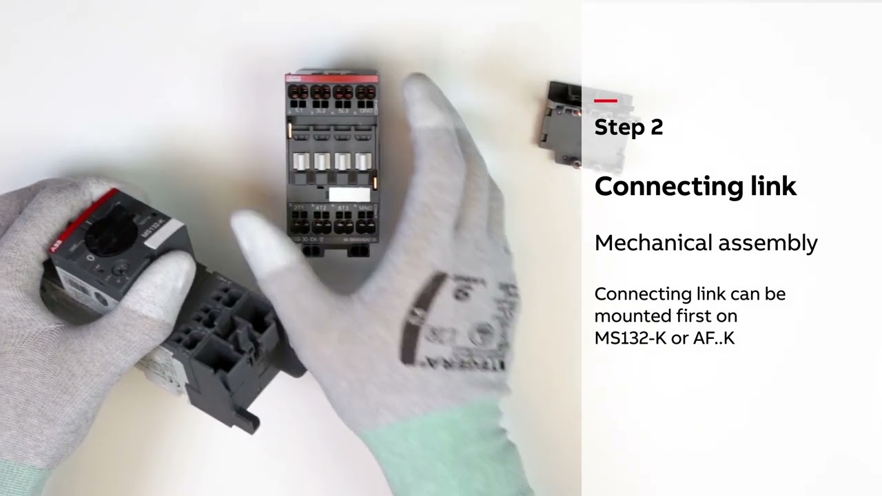 #HowTo ABB Push- in motor starting: Direct-On-Line Starter assembly ...