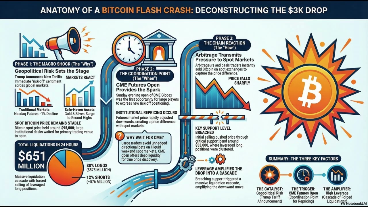 Did Trump or CME Futures Crash Bitcoin
