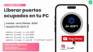 🚀 Cómo Liberar Puertos Ocupados en tu PC (Cualquier Puerto) ⚙️ screenshot 4