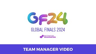Fine Arts Challenge Team Manager Video for Global Finals 2024