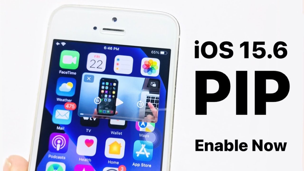 How to Enable Picture in Picture for youtube on iPhone On iOS 15.6🔥🔥 YouTube