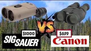 Bino Battle Sig Sauer Zulu 6 Vs. Canon Is 3 Image Stabilization Binoculars