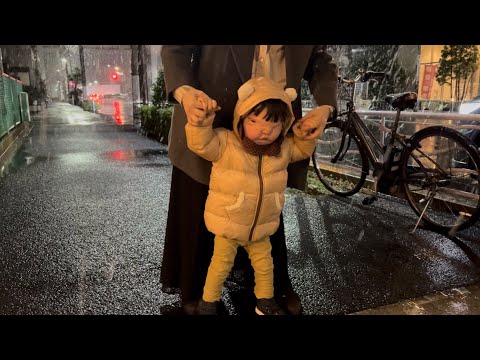 [Members Only] First Snow! Highly Excited Mochi-kun