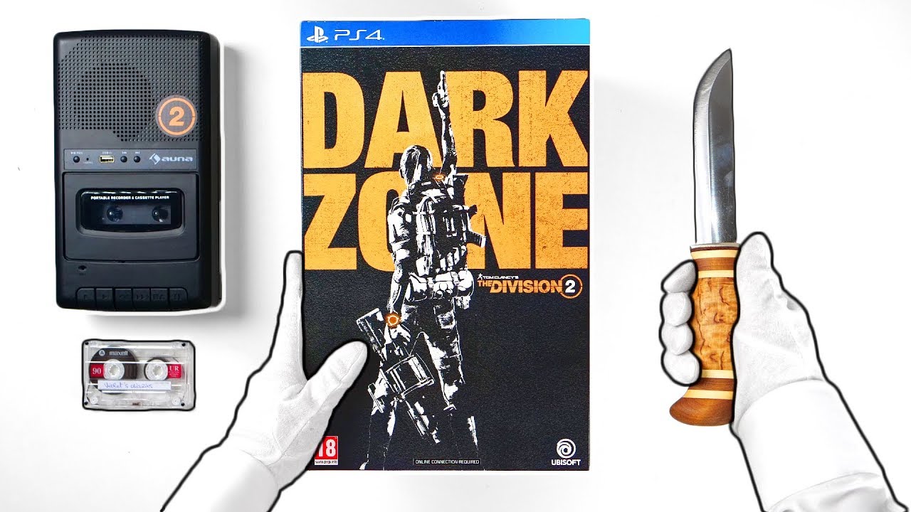 Unboxing The Division 2 Press Kit (Ultra Rare Cassette) + Dark Zone Collector's Edition