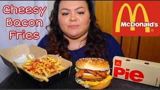 MUKBANG CHEESY BACON FRIES, BACON BIG MAC, MCDONALDS EATING SHOW | TRUE CRIME