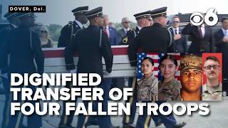 Four fallen Iran War troops return home