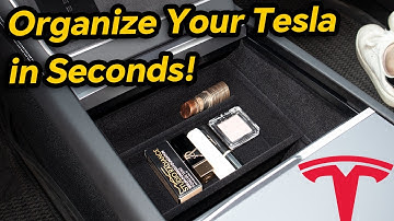Must-Have Tesla Center Console Tray for Model Y Juniper & Model 3 Highland!