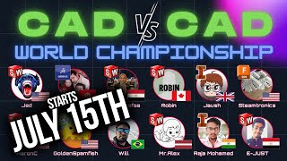 3D CAD vs CAD SPEED MODELLING World Tournament FREE TO WATCH!