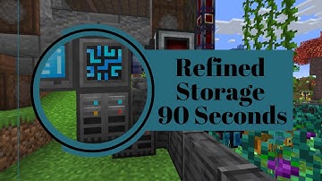 How to get a good Refined Storage Set up - 1.19.2