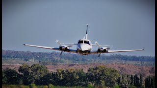 Low Pass Piper PA-31-310 Navajo Pasada del navajo