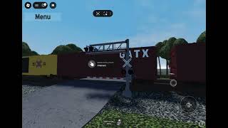 Union Pacific Boxcar Train Heading to Fort Aiden in the game 