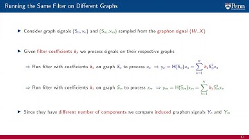 Lecture 10.4 - Transferability of Graph Filters: Theorem