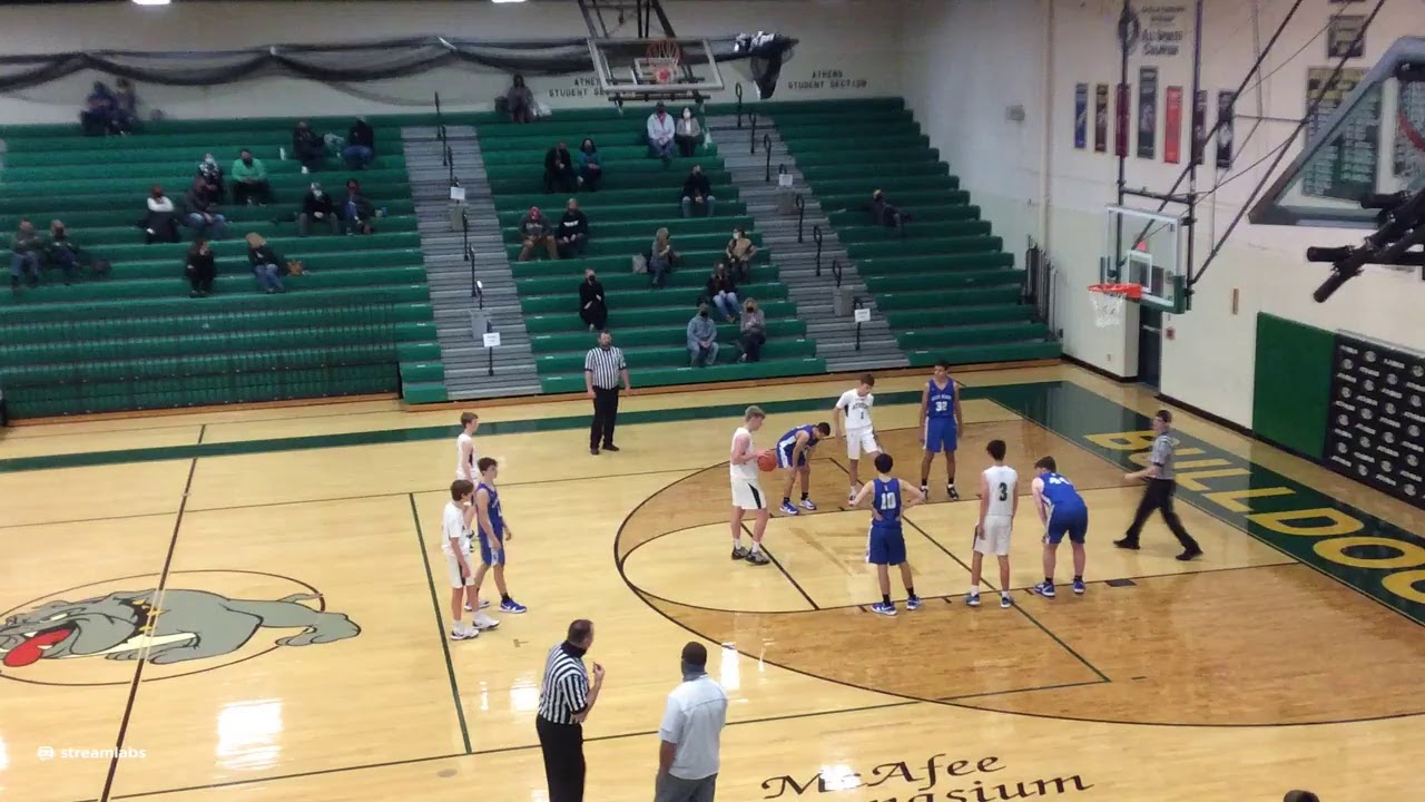 JV Boys Basketball Athens vs Gallia Academy YouTube
